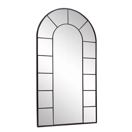 Arched Window Metal Frame Mirror XRG-2C